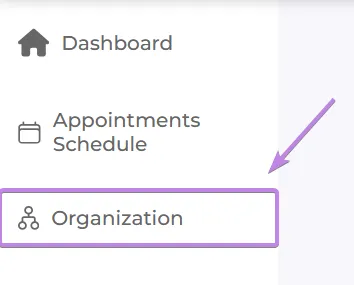 Organization Tab English